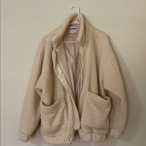 I.AM.GIA Pixie Teddy Coat Oat Tan